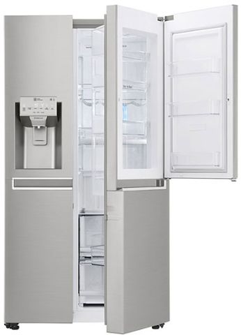 Refrigerador LG GS65SDN - aberto