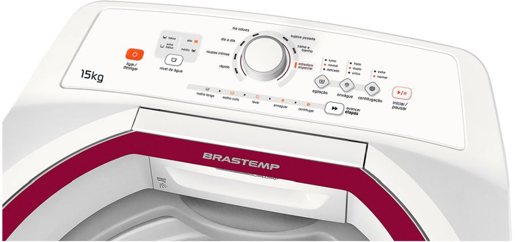 Manual de instruções da lavadora Brastemp bws15