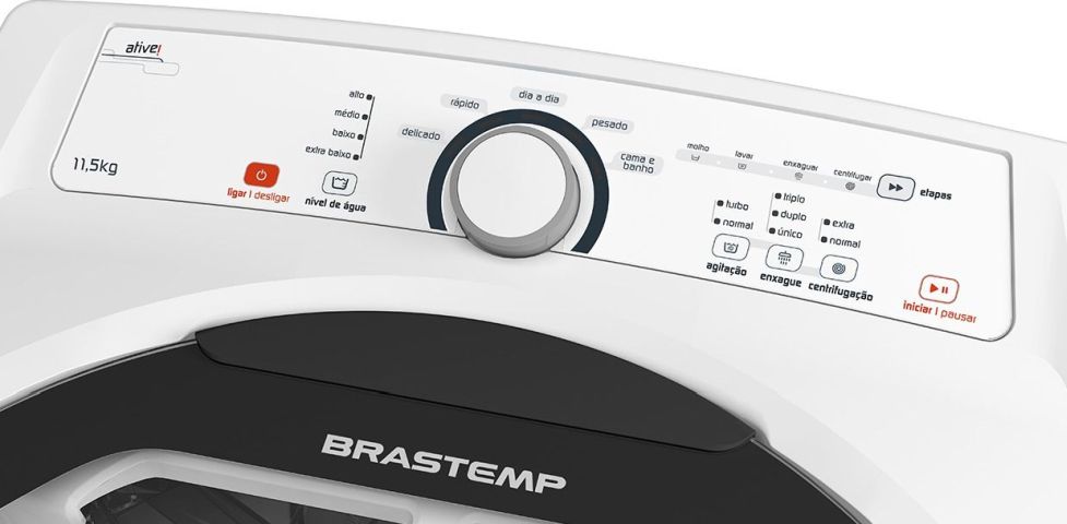 Manual de instruções da lavadora Brastemp BWG12