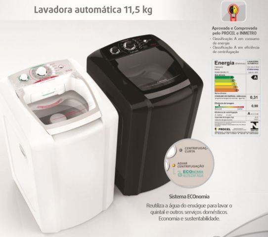 Medidas da lavadora de roupas semiautomática Colormaq 15Kg