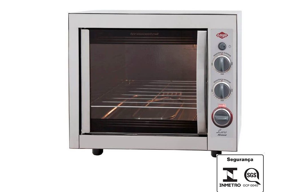 Medidas Do Forno Elétrico Layr 46L Luxo Inox Advanced 2.4