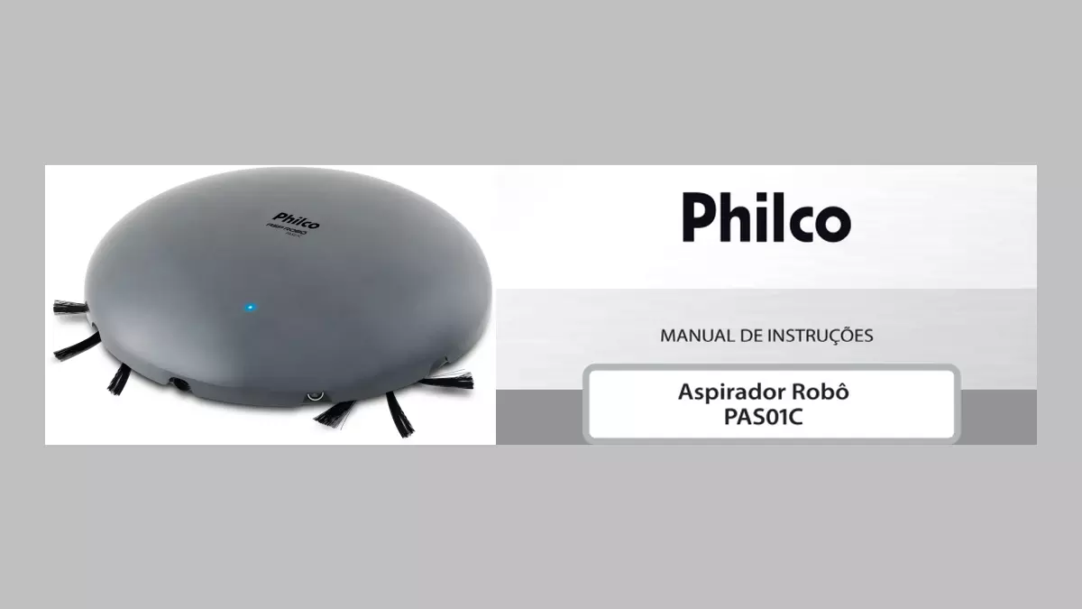 Manual do Aspirador de Pó Robô Philco – PAS01C