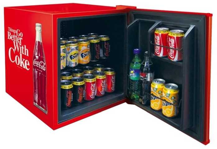 Medidas do frigobar Husky Coca Cola