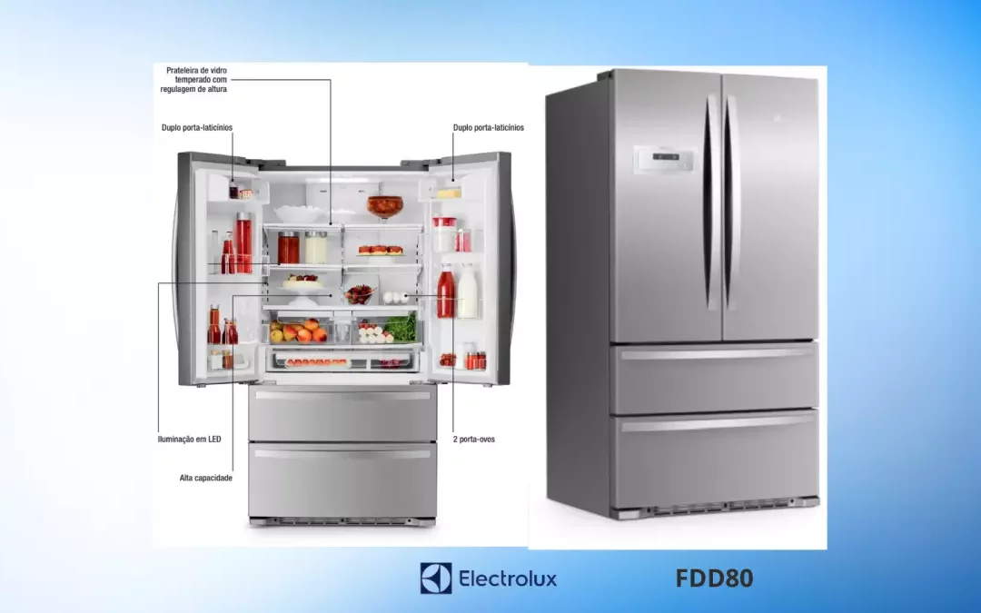 Manual da geladeira Electrolux 517 lts – FDD80