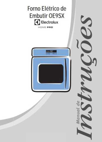 Forno Electrolux - capa manual