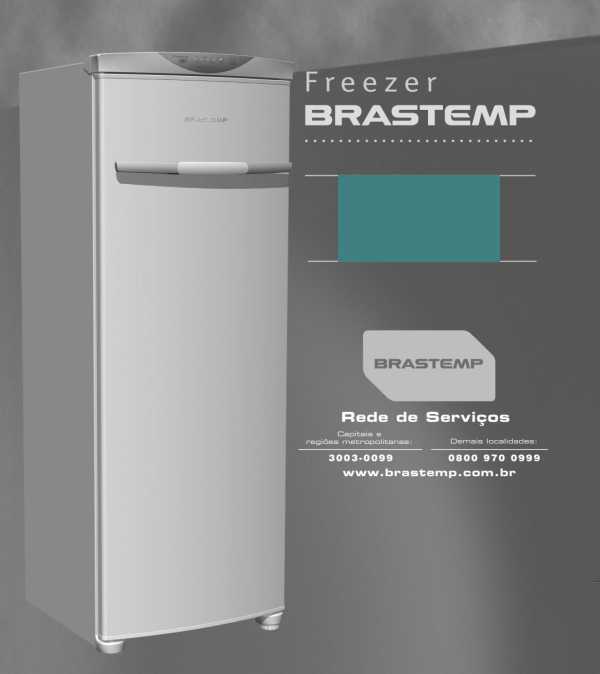 Manual de Operações do freezer Brastemp