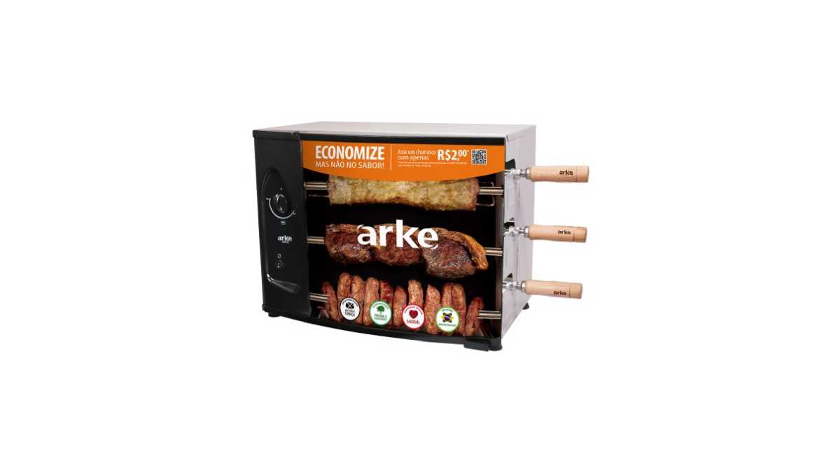 Manual da churrasqueira a gás de bancada Arke – AGR-03