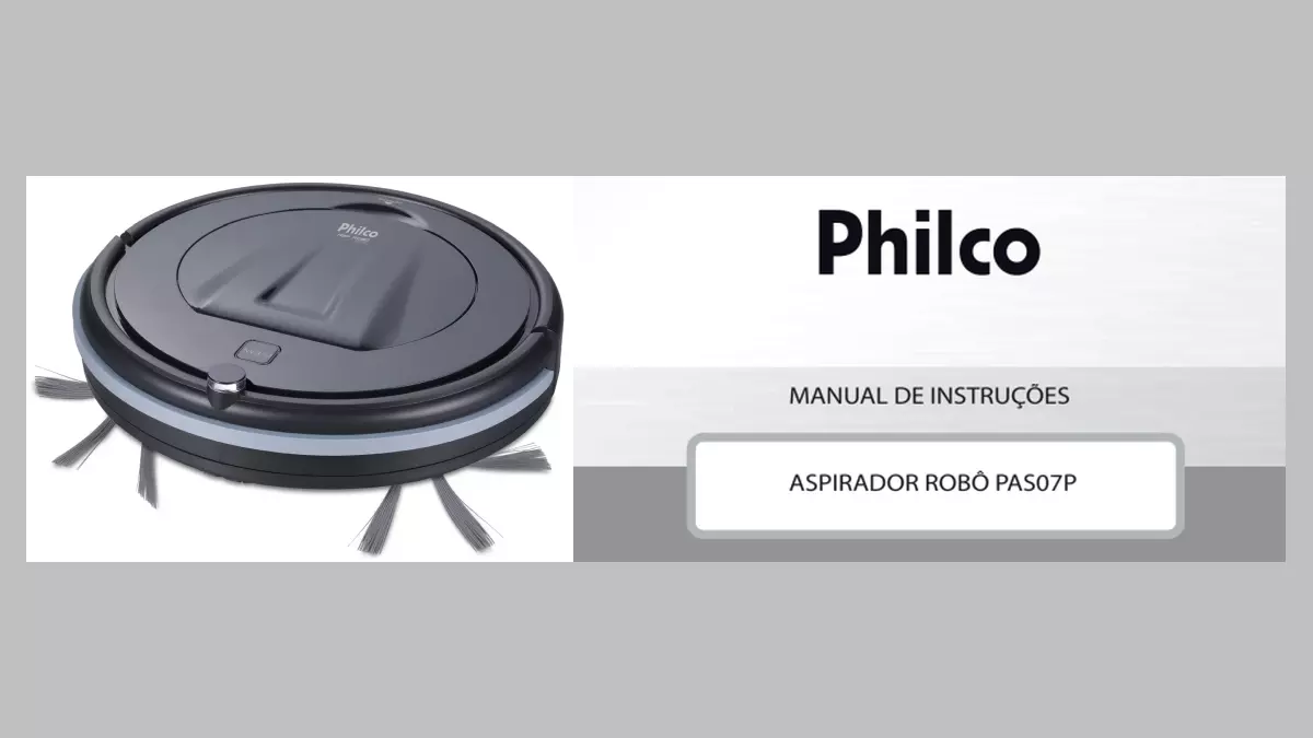 Manual do Aspirador de Pó Robô Philco – PAS07P
