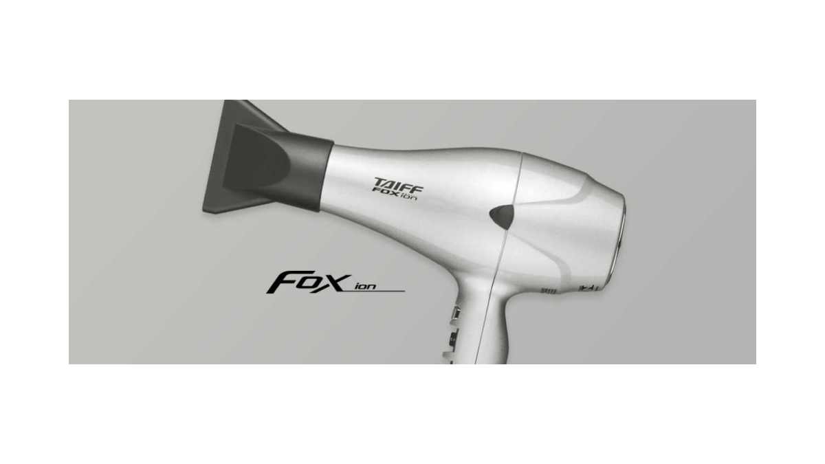 Manual do Secador de cabelos Taiff Fox Ions 2000W