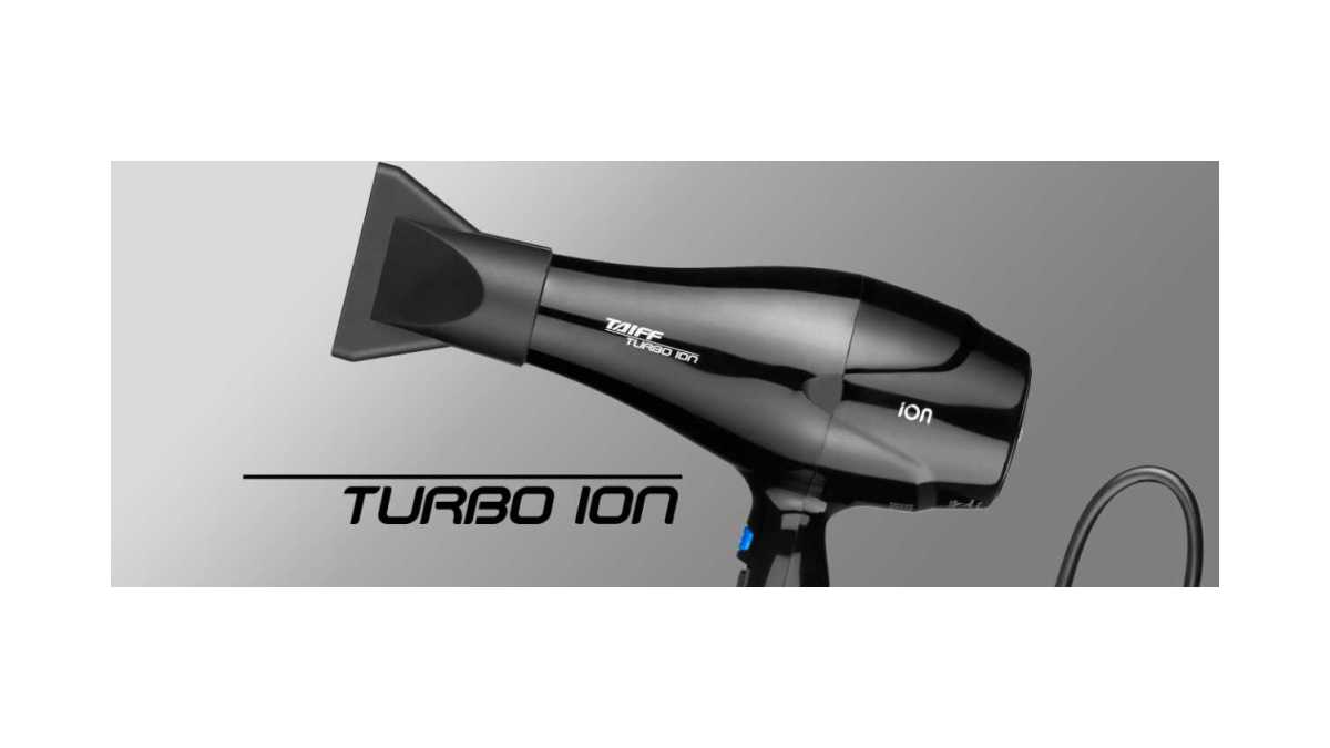 Manual do Secador de cabelos Taiff Turbo Ion 1900W