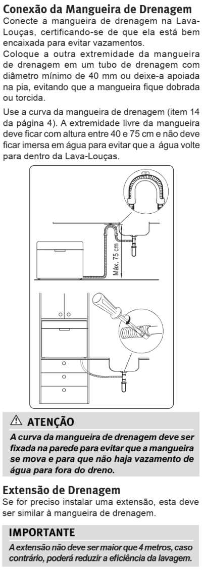 Lava louças Electrolux - LE06 - instalando produto 3