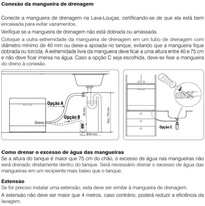 Lava louças Electrolux - LL08 - instalando produto - 3