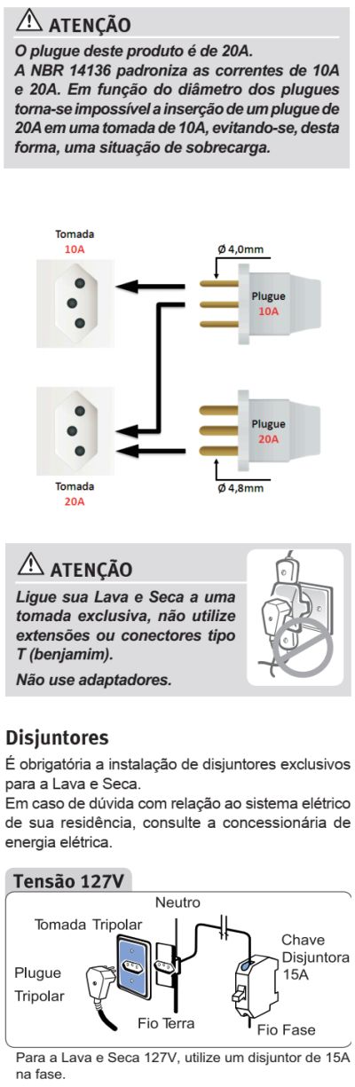 Lava e seca Electrolux - LSE03 - como instalar 2