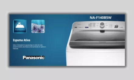 Medidas de Máquina de Lavar Panasonic – NA-F140B5W