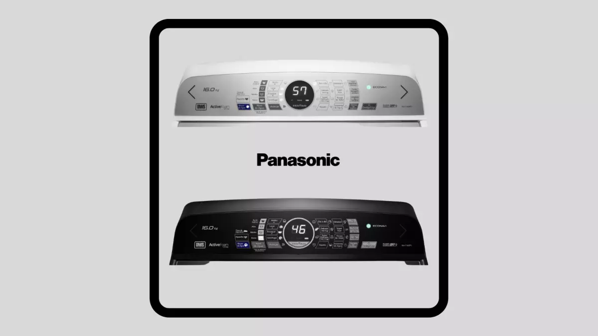Ficha técnica da lavadora de roupas Panasonic NA-F160P5W