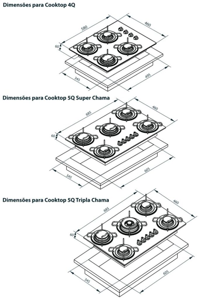 Como instalar Cooktop Esmaltec 4B 4084 Parte 1 EletroHome