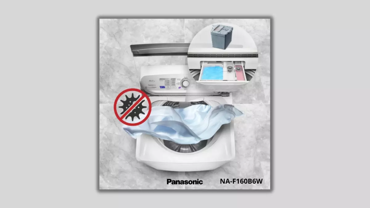 Ficha técnica da lavadora de roupas Panasonic NA-F160B6W