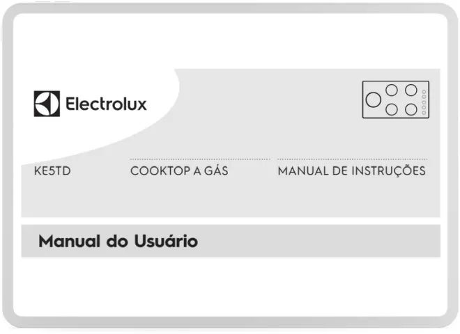 Ficha técnica do cooktop Electrolux - KE5TD