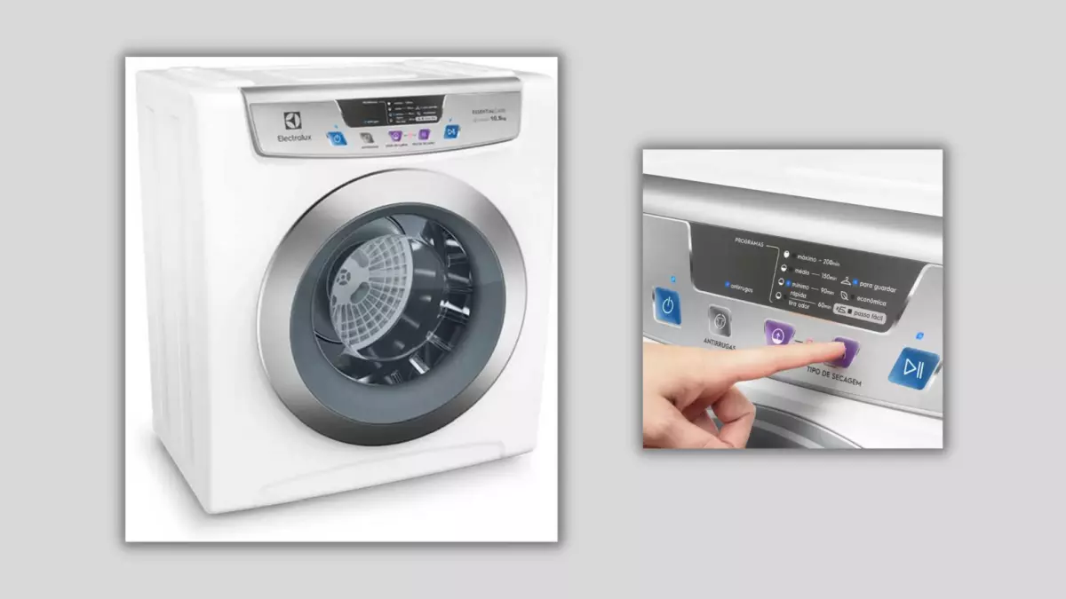 Manual de instruções da secadora de roupas Electrolux – SVP11