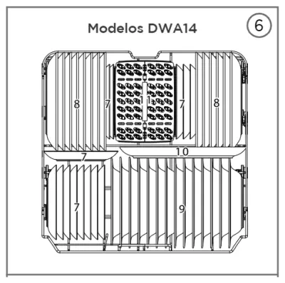 Lava louças Midea DWA14S - como usar - carregar cesto inferior