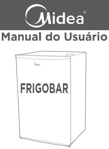 Capa manual frigobar Midea