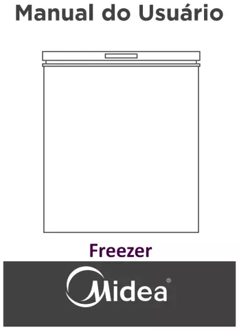 Midea freezer - capa manual