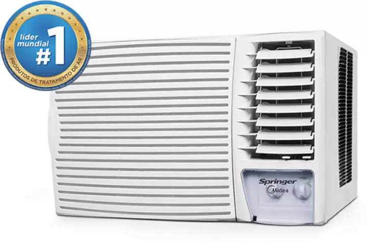 Medidas do Ar Condicionado Springer Midea de janela quente frio 12000 btu - MQI125BB