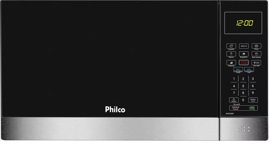 manual de instruções do micro-ondas Philco PMO26