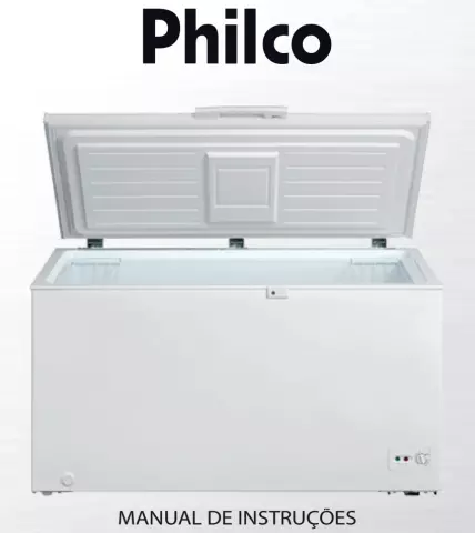Freezer Philco - capa manual
