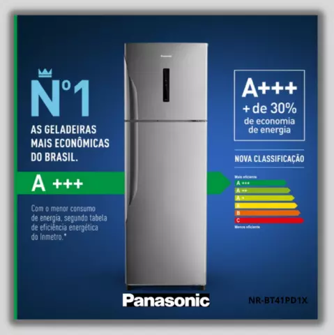 Conhecendo a geladeira Panasonic - NR-BT41PD1X