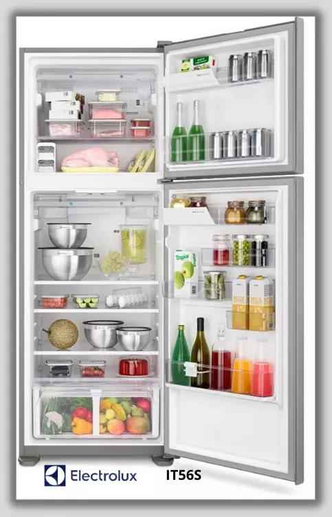 Manual de instruções da geladeira Electrolux 474 litros - IT56S
