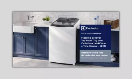 Conhecendo lavadora de roupas Electrolux – LEC17