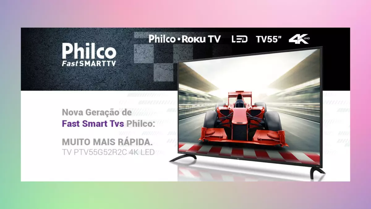 Ficha técnica do Smart TV Philco 55 pól., 4k, Roku TV, Dolby HDR10 LED - PTV55G52R2C