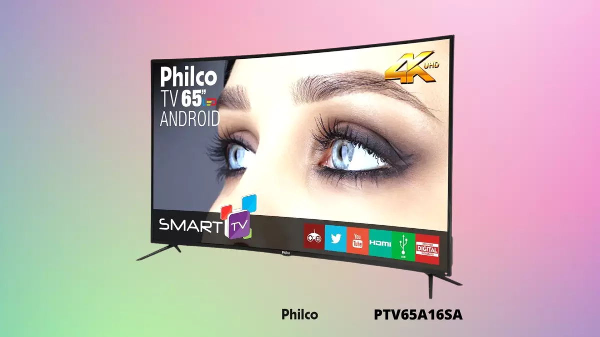 Ficha técnica do Smart TV Philco 65 pol., Curve, 4k LED - PTV65A16SA
