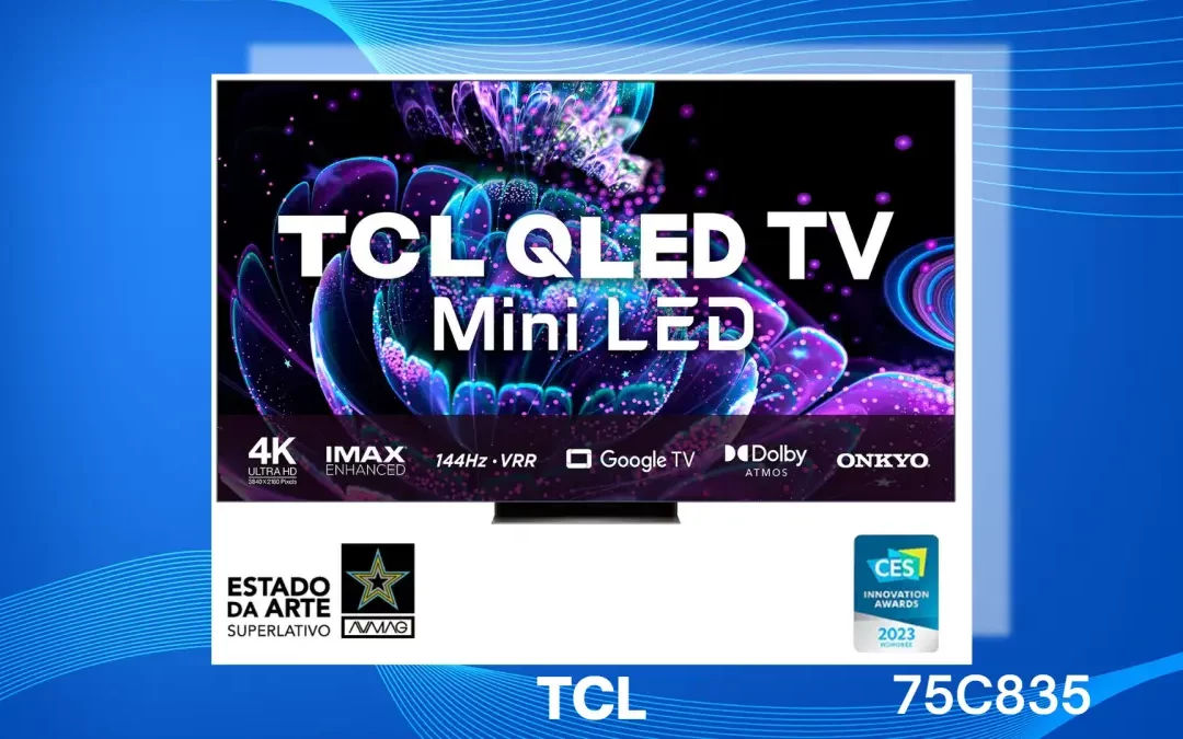 Ficha técnica do Smart TV TCL – 75 pol – 75C835