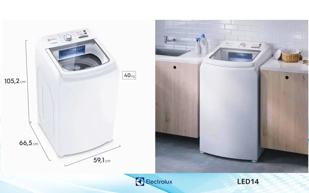 Manual de instruções da lavadora de roupas Electrolux – LED14
