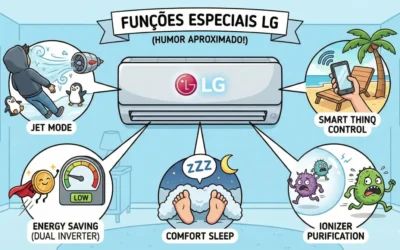Como Usar as Funções Especiais do Ar Condicionado LG