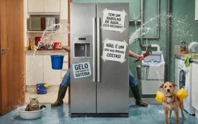 Minha Geladeira está fazendo barulho de água: é normal?