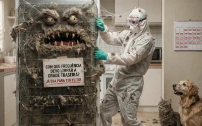 Limpeza da grade trazeira da geladeira: quando limpar