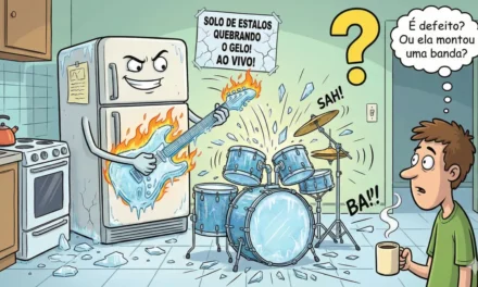Minha geladeira está estalando: é normal?