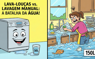Consumo de água: lava-louças x lavagem manual