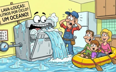 Lava-louças gasta quantos litros por ciclo