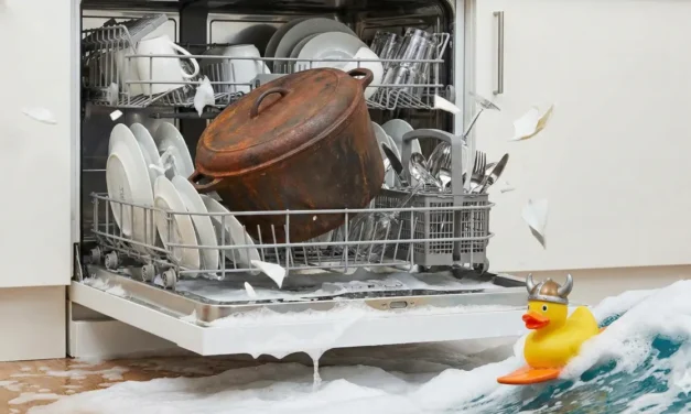 Pode lavar panela de ferro na lava-louças