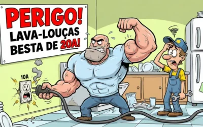 Lava-louças precisa de tomada 20A
