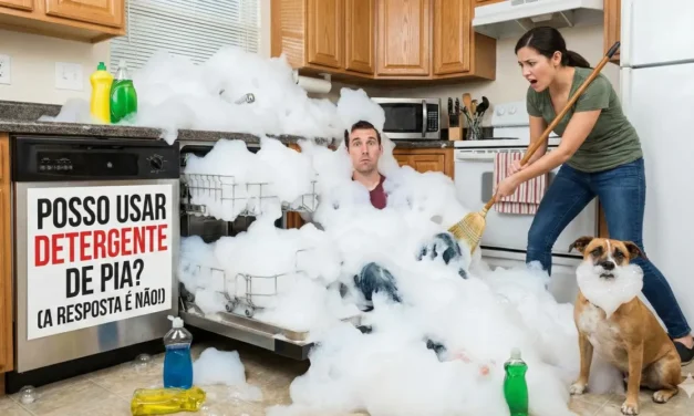 Posso usar detergente de pia na lava-louças