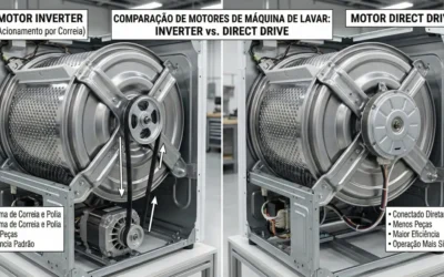 Lavadora: Diferença entre motor Inverter e Direct Drive