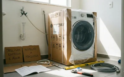 Como Preparar a Instalação da Sua Nova Lavadora de Roupas